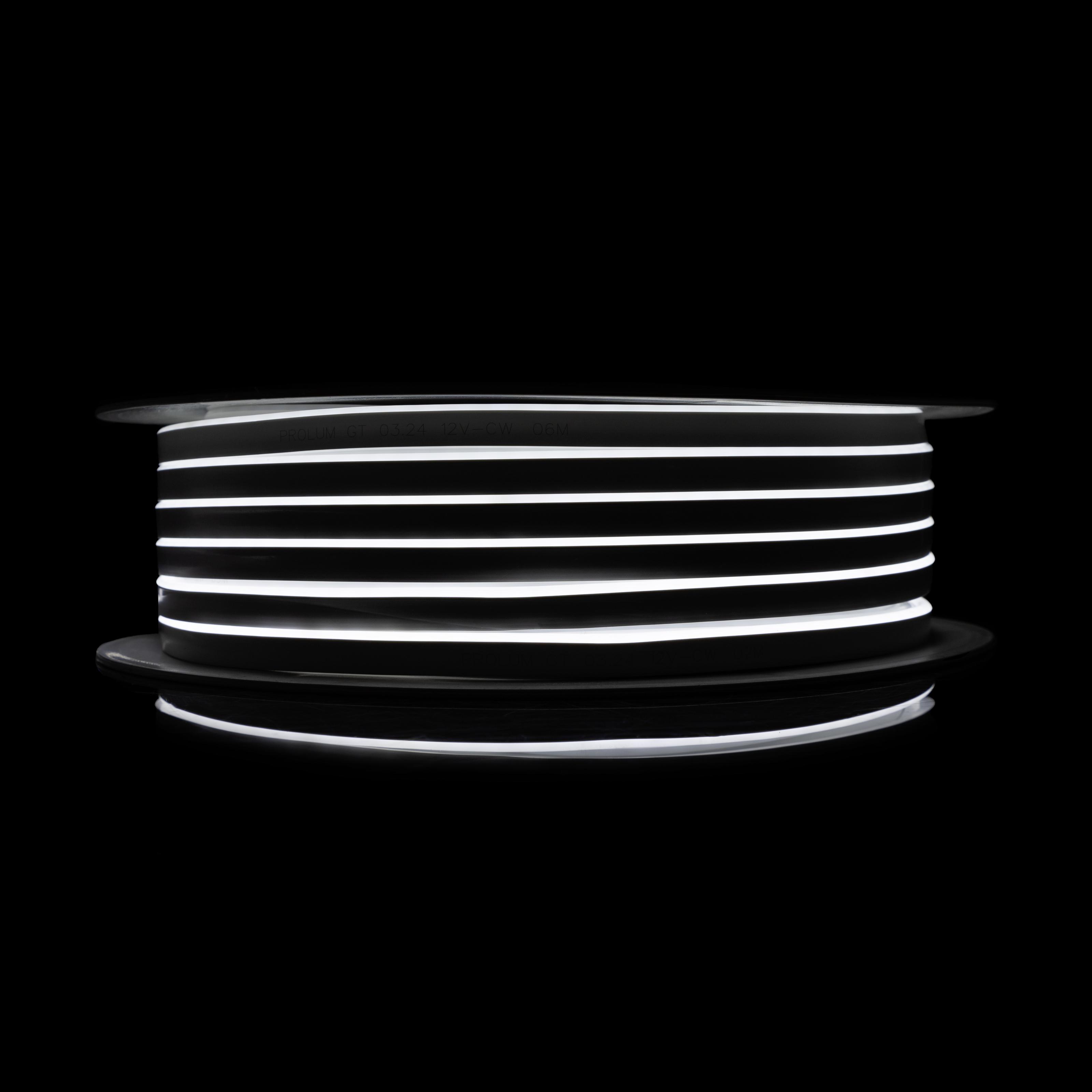 Светодиодный неон Prolum Pro Series-GT 6x12 мм IP68 12V 50 м Белый (30822873) - фото 2