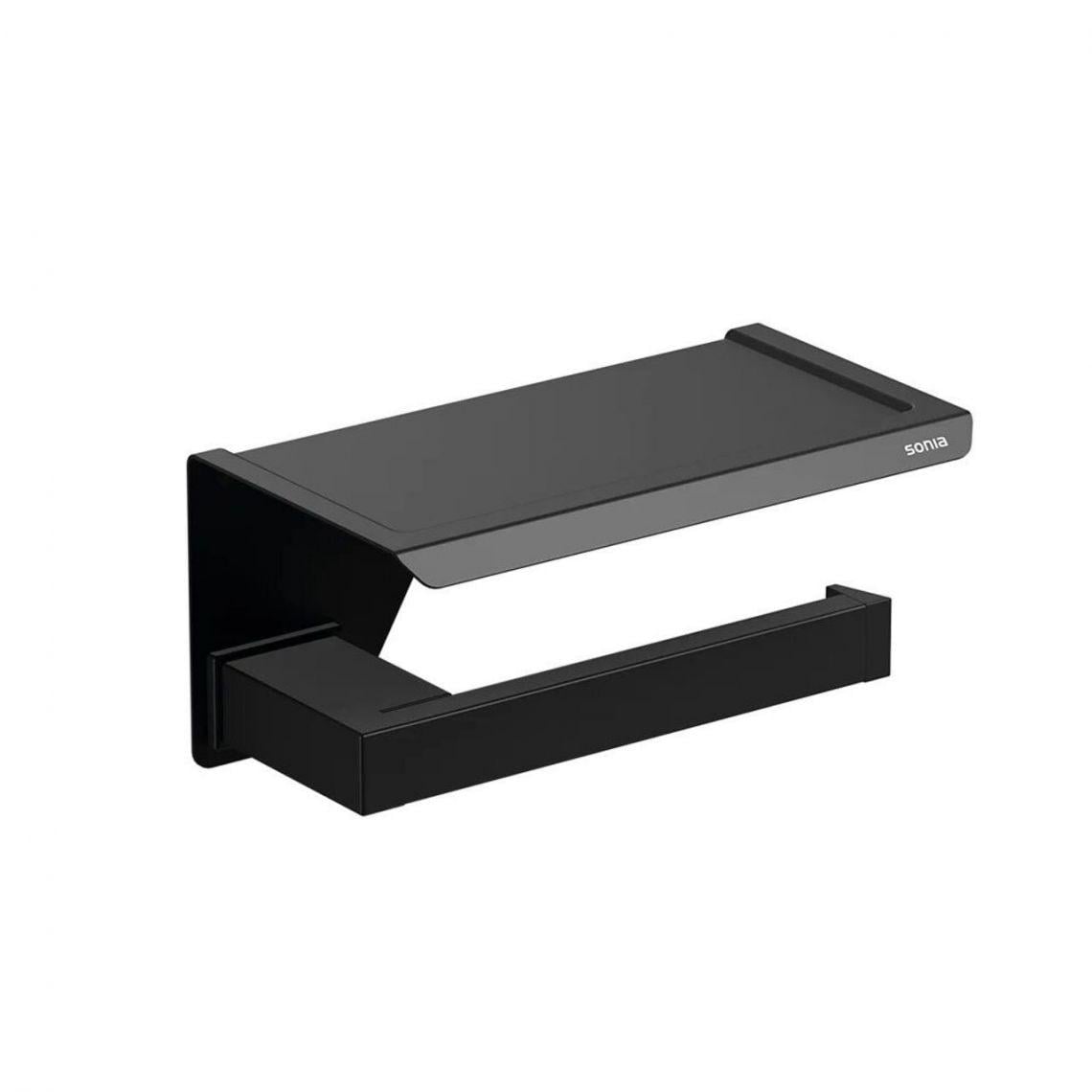 Держатель туалетной бумаги Sonia S-Cube Black (176373)