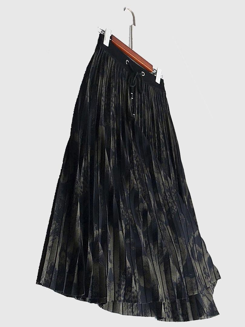 Юбка миди двусторонняя Forza Viva MW-KS-1905C трикотажная р. 46 Зеленый (17852312) - фото 4 Юбка миди двусторонняя Forza Viva MW-KS-1905C трикотажная р. 46 Зеленый (17852312) - фото 4