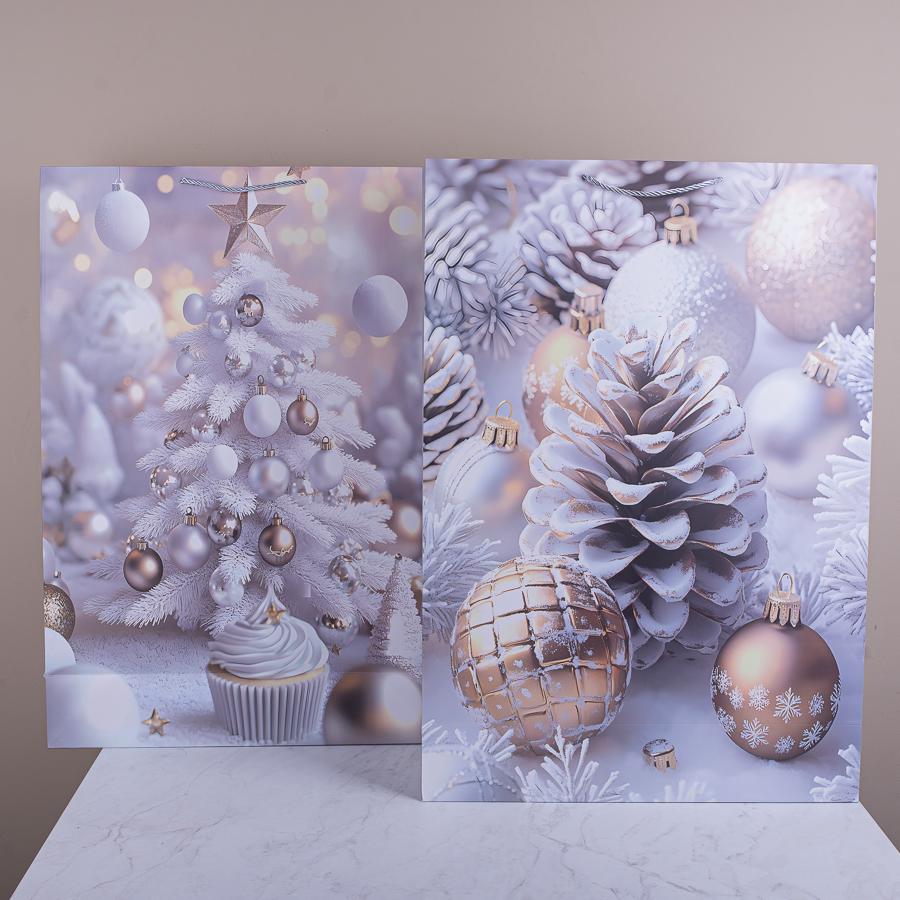 Подарочный пакет новогодний XXL 72x50x18 см (2827-3)