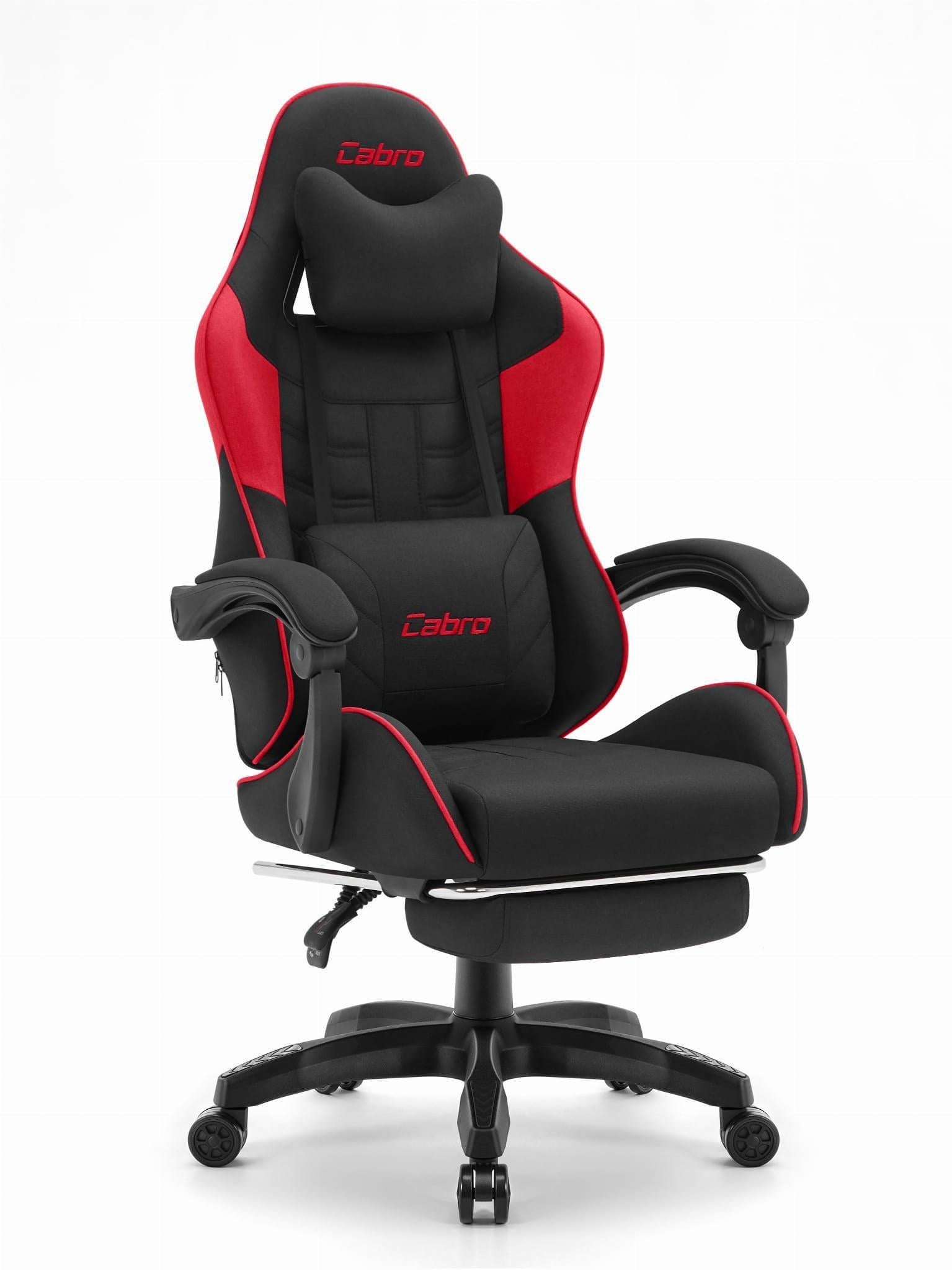 Геймерское кресло Cabro C501 ткань Black/Red (32541799)