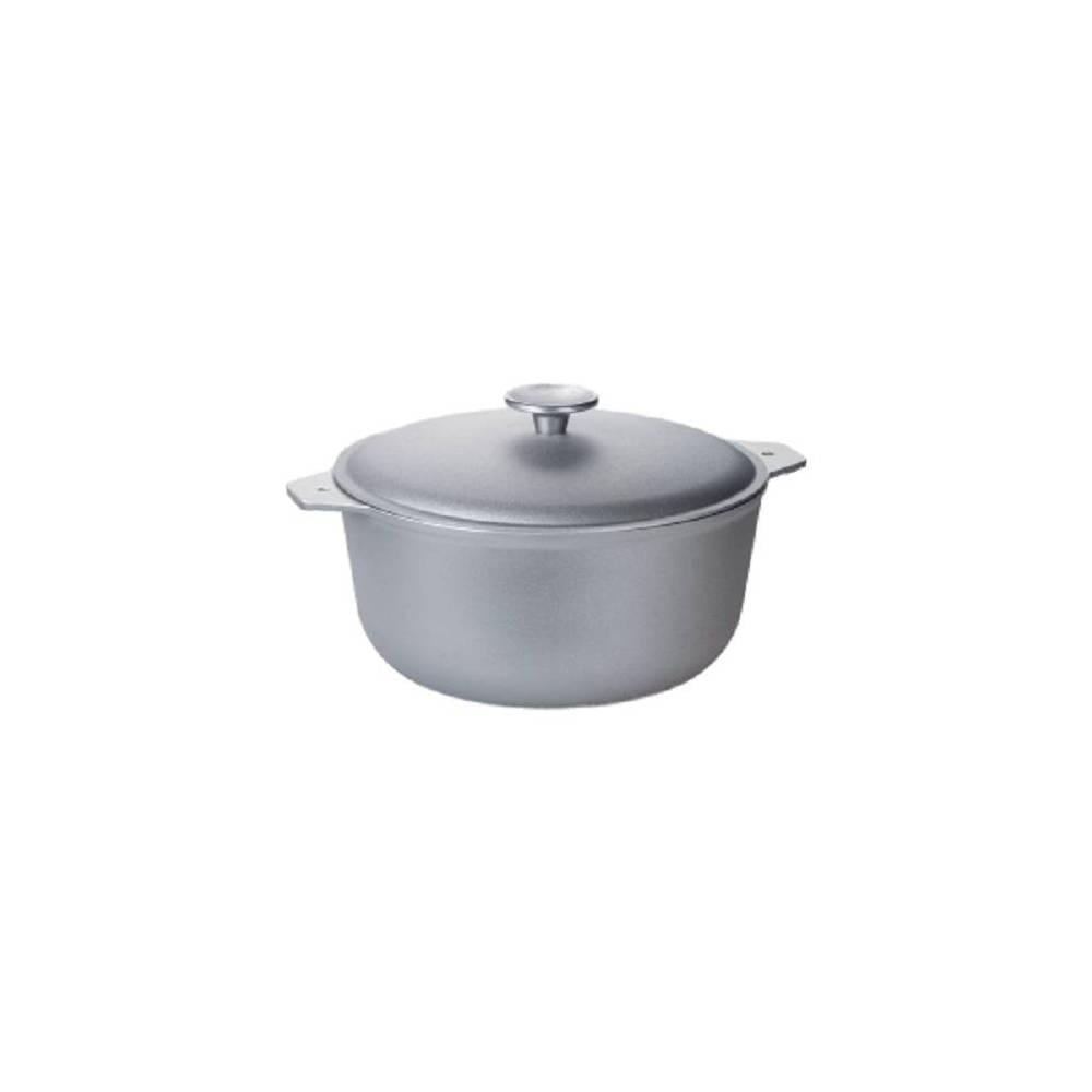 Казан алюмінієвий з кришкою 3 л Ø 22 см