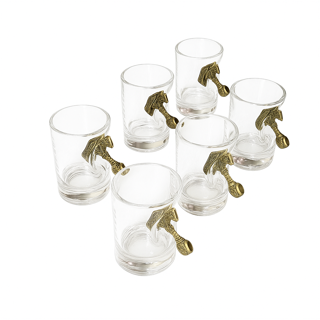 Рюмка Gorillas BBQ GL16 Молот 2 6 шт.