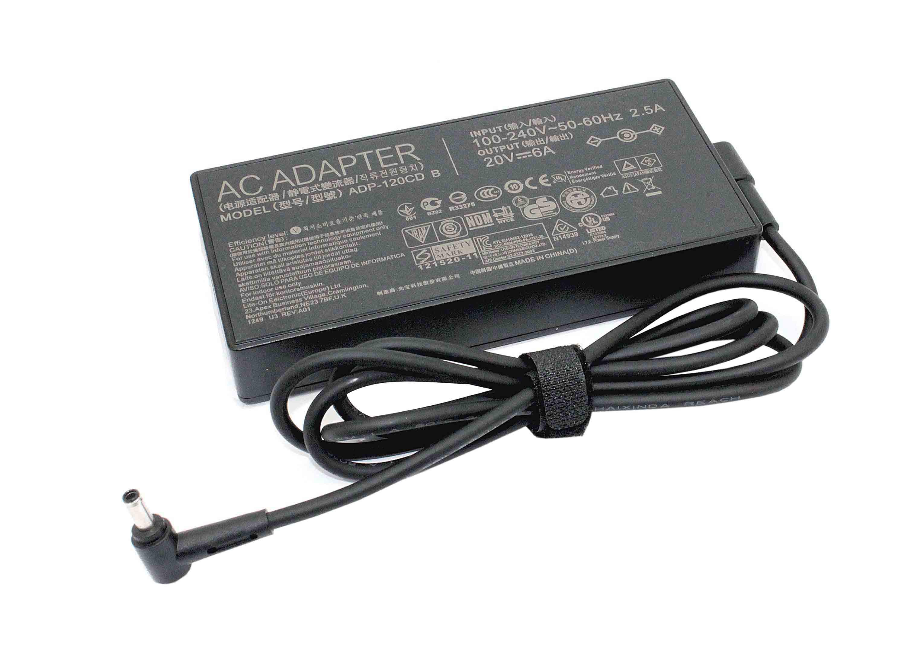 Блок питания для ноутбука Asus 120W 20V 6A 4,5 x 3,0 мм (080520) Блок питания для ноутбука Asus 120W 20V 6A 4,5 x 3,0 мм (080520)