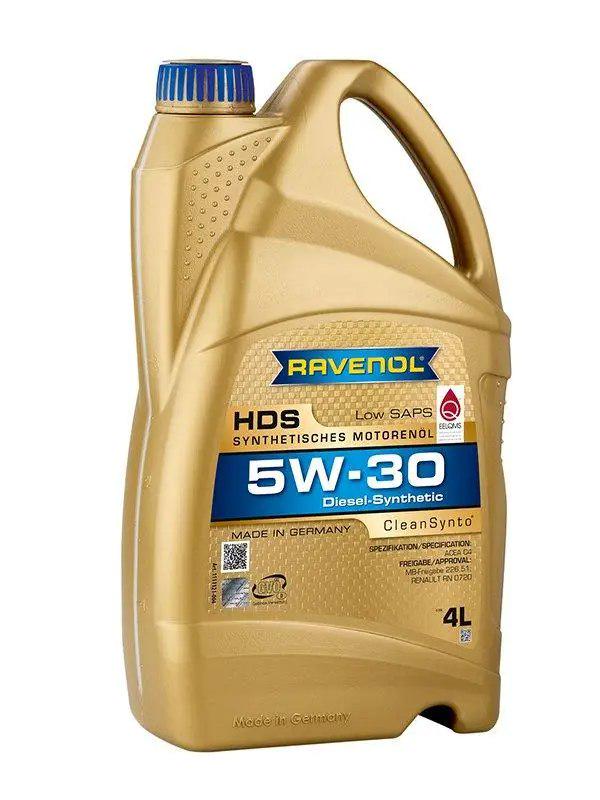 Моторне мастило RAVENOL 5W-30 -HDS С4 RN0720 Low Saps 4 л (1111121-004) - фото 1 Моторне мастило RAVENOL 5W-30 -HDS С4 RN0720 Low Saps 4 л (1111121-004) - фото 1