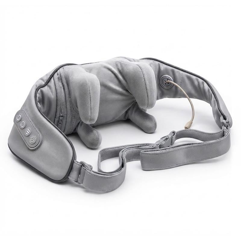 Электромассажер для шеи/спины Lesko NS-P11E роликовый Grey (37990000)