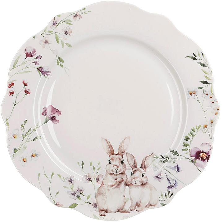 Тарелки фарфоровые Весенняя История Ø 27 см 4 шт.