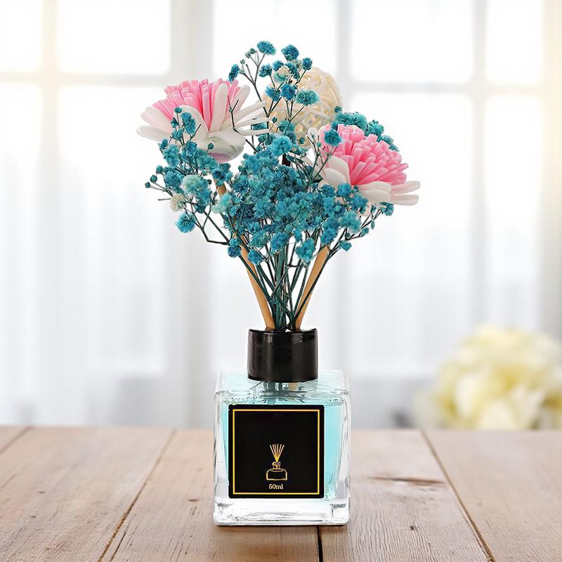 Аромадиффузор для дома Univerza Lemon с ротанговым шариком и цветком (160_1_0_3B) - фото 8