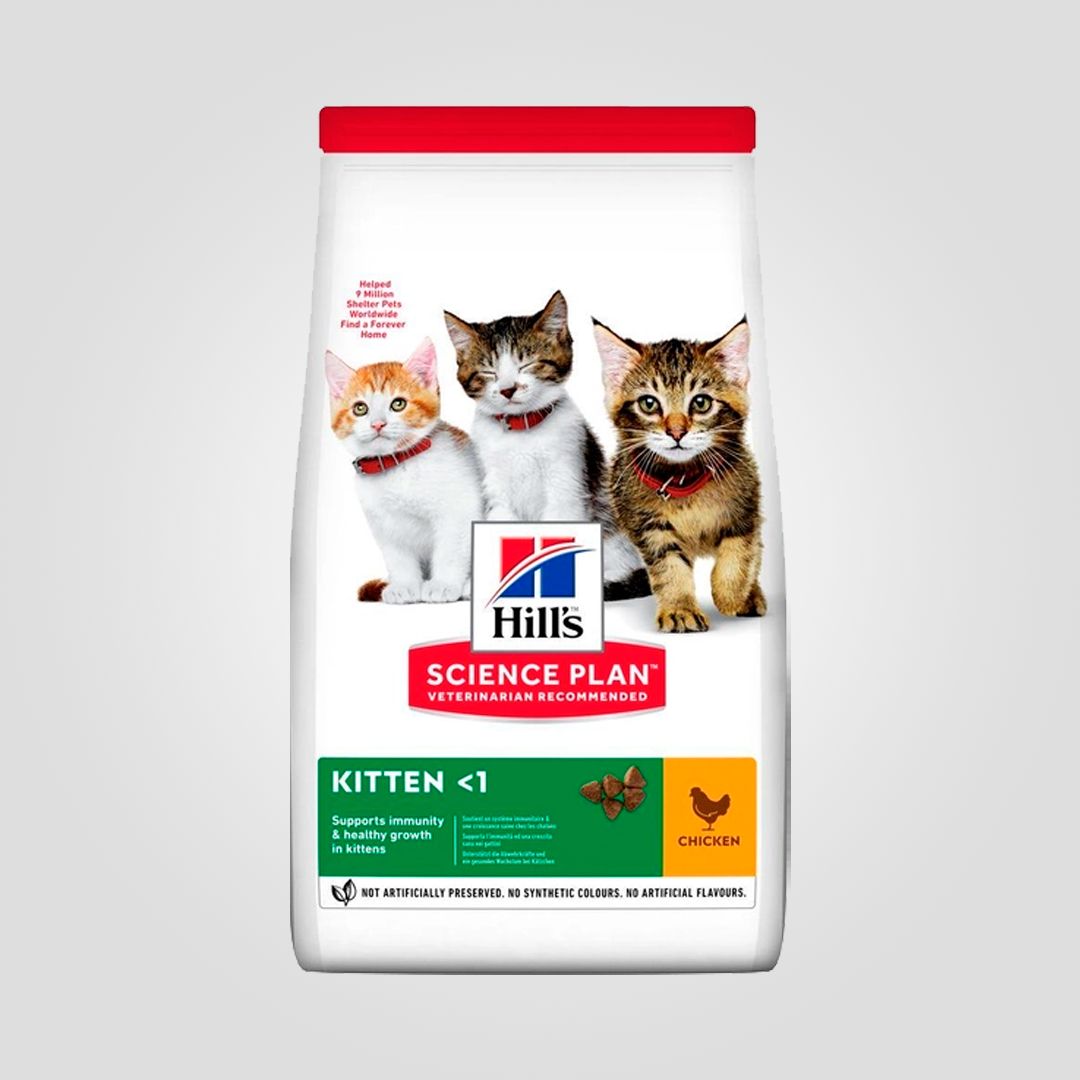 Корм сухой Hill's Science Plan Kitten Chicken для котят с курицей 1,5 кг (2222260011)