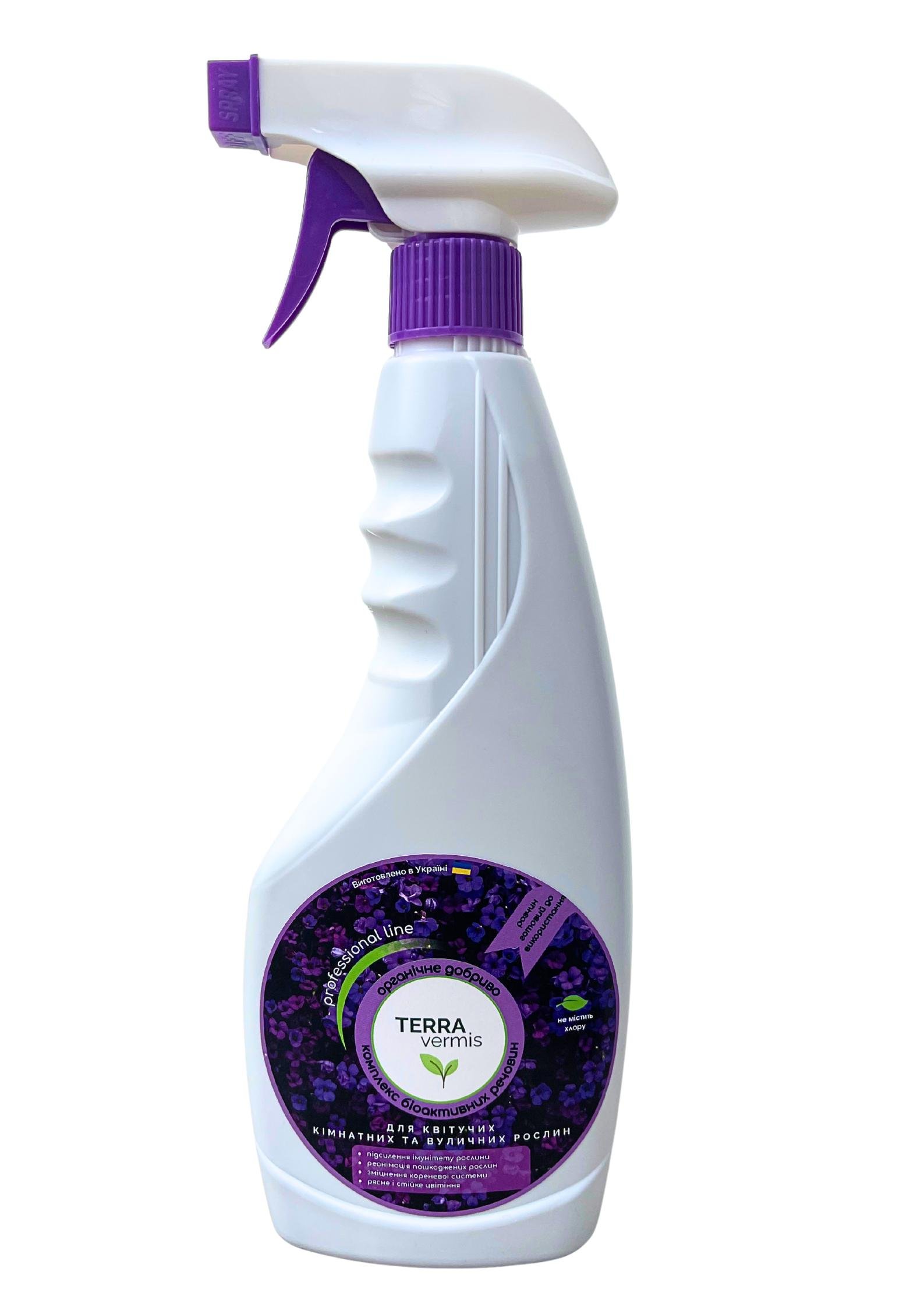 Добриво Terra vermis з тригером для квітучих 500 мл (TV-500KT) Добриво Terra vermis з тригером для квітучих 500 мл (TV-500KT)