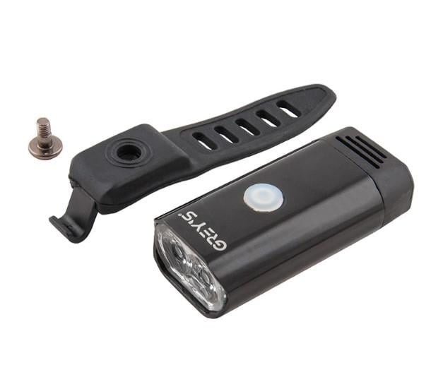 Велосипедный фонарь GREY`S GR10130 LED USB 1050mAh 3.7V CREE XP-G IPX4 Черный (GR10130)