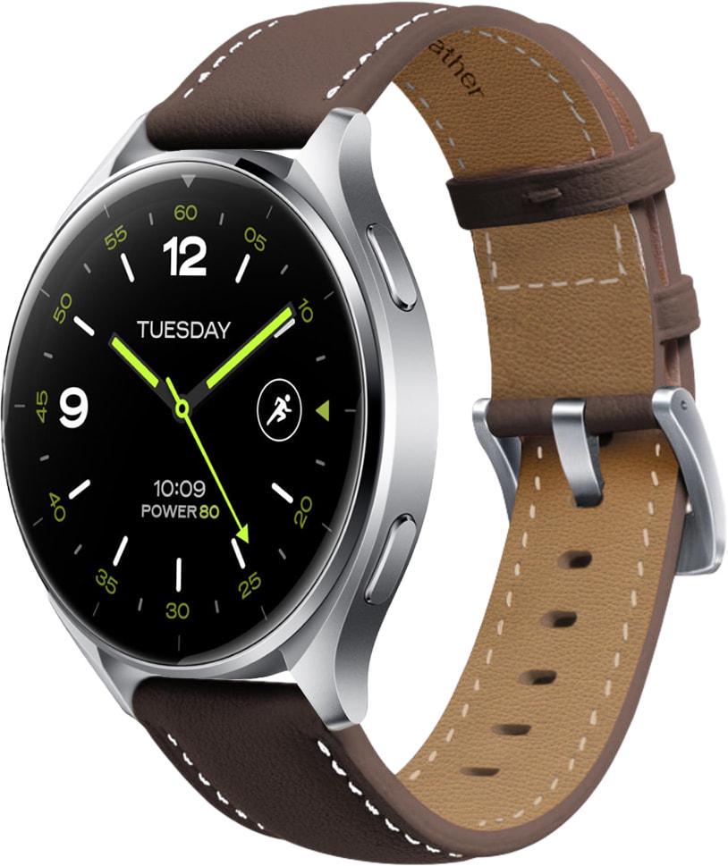 Ремінець шкіряний Folsa для Xiaomi Watch 2/2 Pro Dark Brown (37178-05)