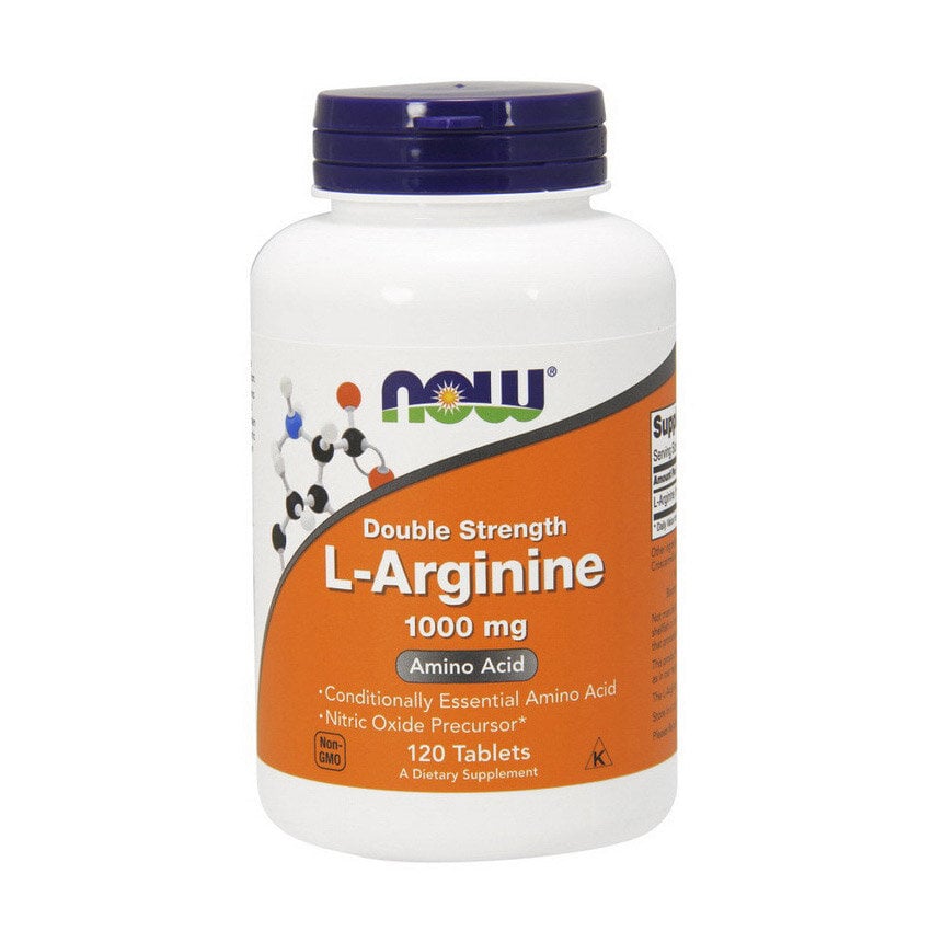 Аргинин NOW L-Arginine 1000 мг 120 табл.