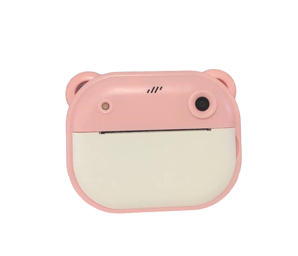 Фотоаппарат детский с термопринтером 2 камеры Розовый (1928)