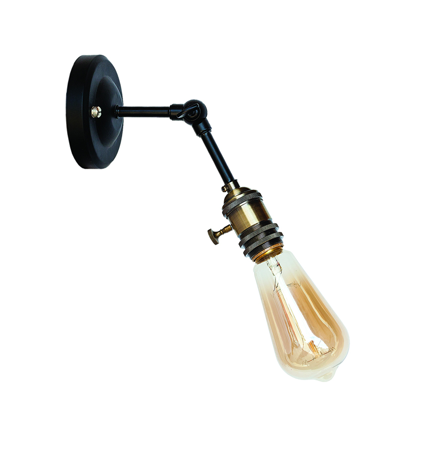 Бра Levistella Lofty функциональное с патроном AMP15 Черный/Бронзовый (1963530407)