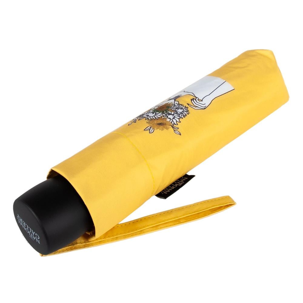 Парасолька жіноча Fulton L884 National Gallery Minilite-2 UV Sunflowers (L884-040171) - фото 4