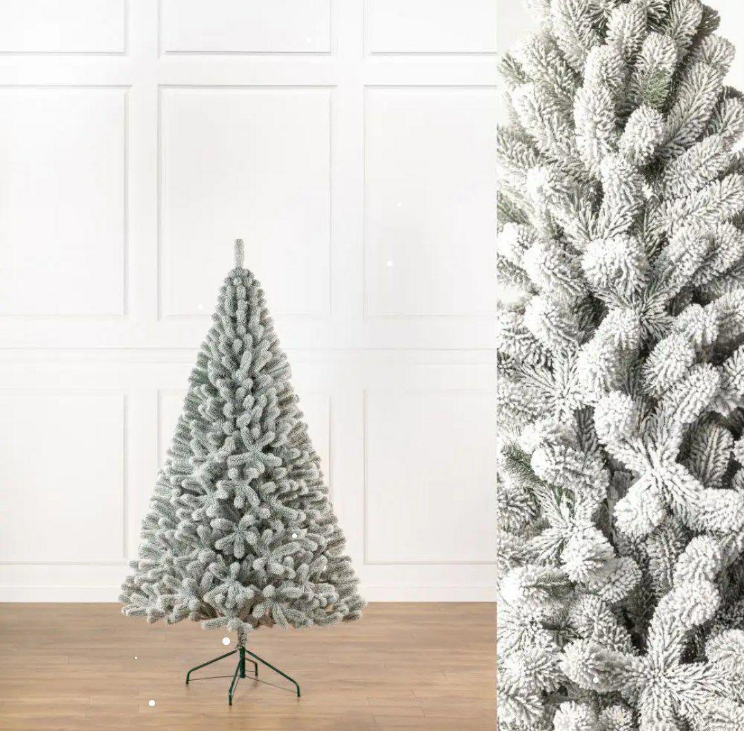 Штучна ялинка засніжена лита Президентська з металевою підставкою 2,10 м Білий (NYT15065) - фото 8 Штучна ялинка засніжена лита Президентська з металевою підставкою 2,10 м Білий (NYT15065) - фото 8