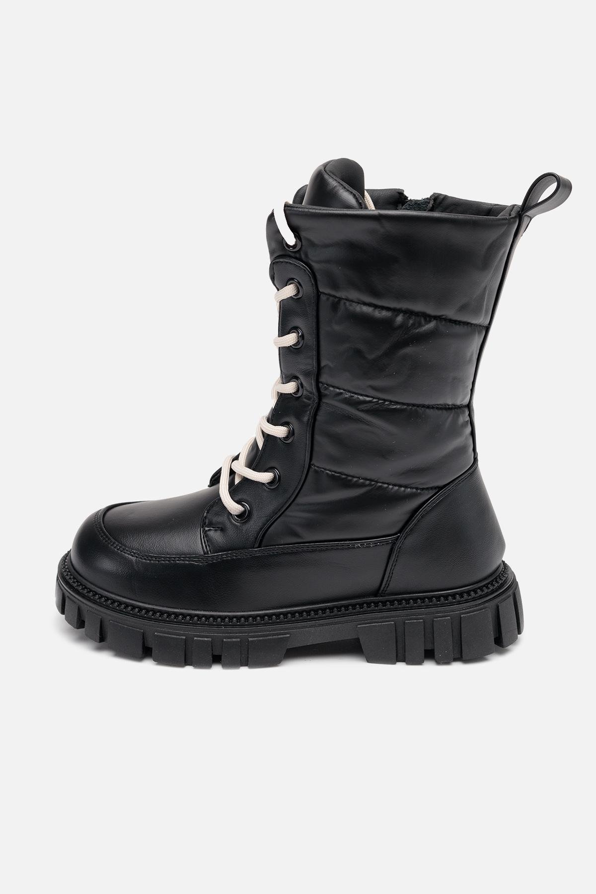 Ботинки детские зимние ЦБ-00253553 для девочки р. 34 Черный (29086209)