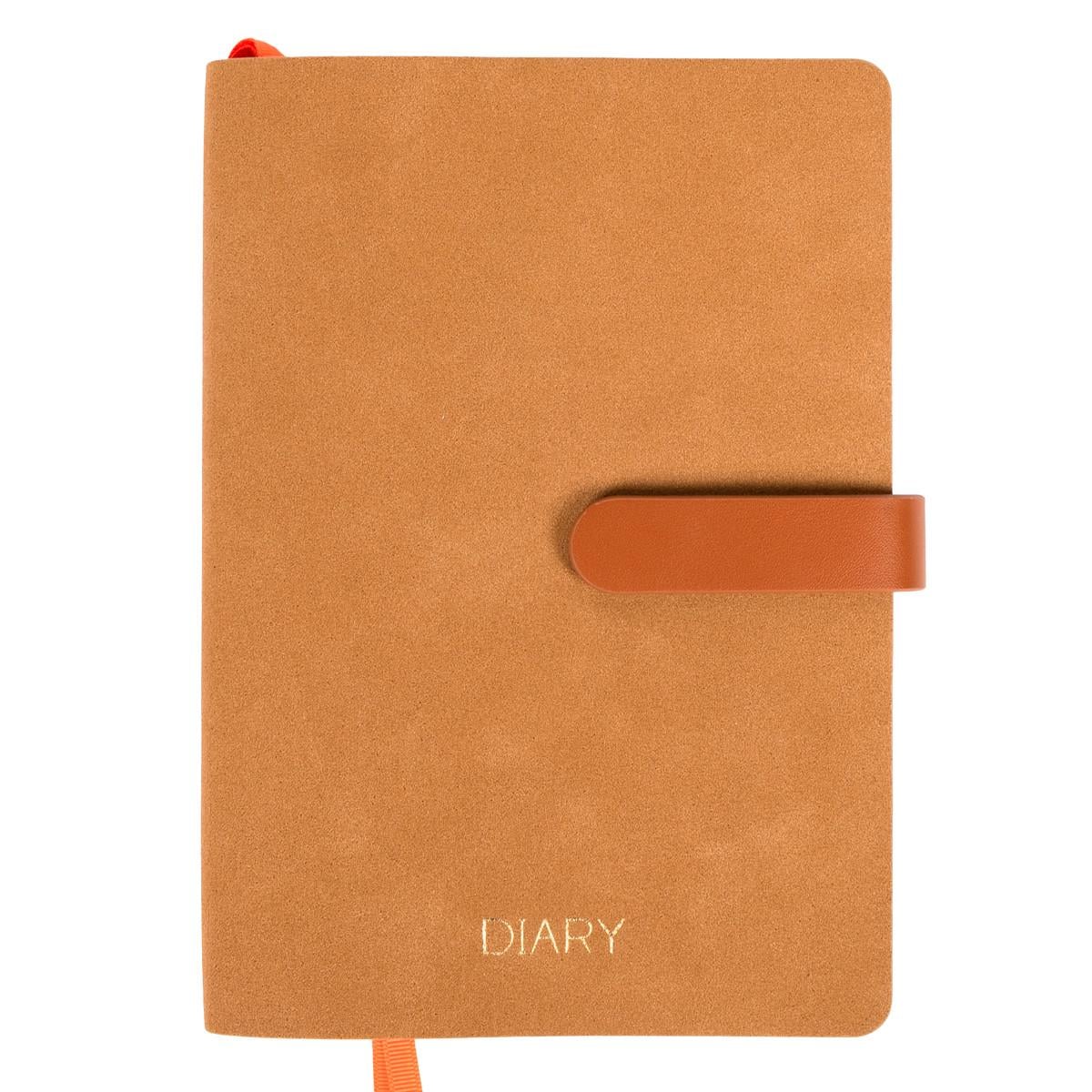 Щоденник діловий Leo Planner Toscana А5 недатований м‘який 320 стор. Пісочний (252773)