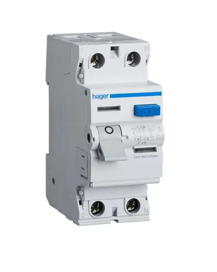 Дифференциальный автомат Hager AD960J 1+N С 10 A 30 mA С 6 КА (33386771)