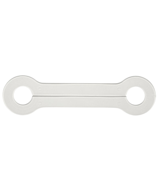 Обвід-пластина для труби натяжної стелі акрилова Ø 27 мм Білий (ОП_27_NW)