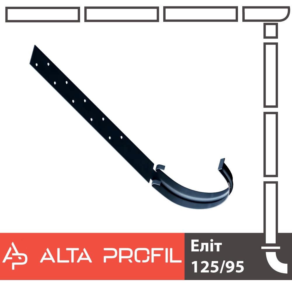 Кронштейн желоба стальной Alta Profil 125 система Графитовый (18169839) - фото 2