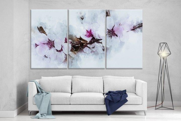 Картина модульная на холсте DK Цвет яблони 159x99 см (XL139)