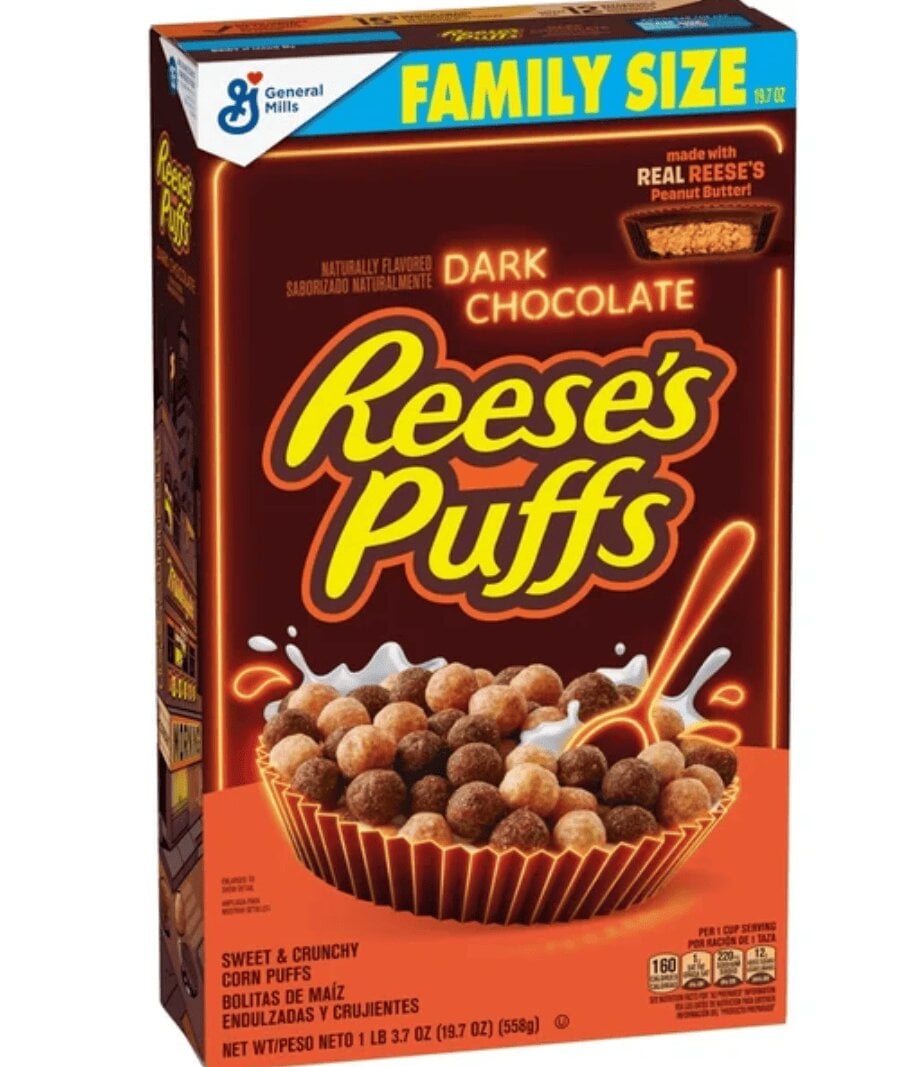 Сухий сніданок General Mills Reese's Puffs Dark Chocolate 558г (3115643504)