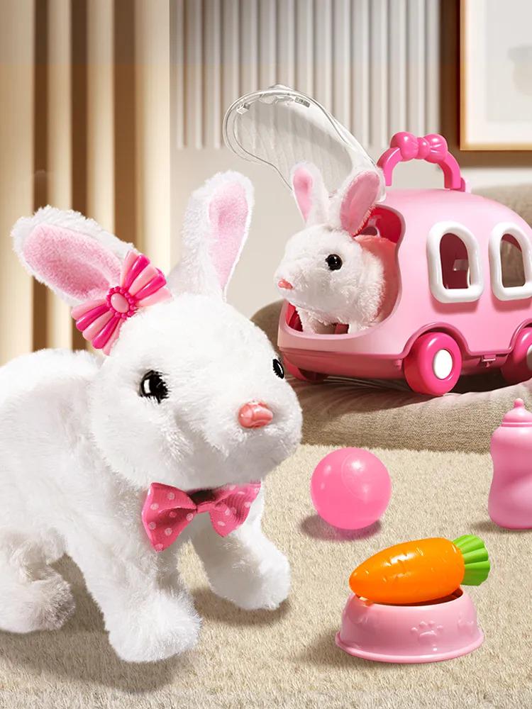 Набор детских игрушек Милый кролик со звуком 21PCS Rabbits Set (13479110) - фото 6