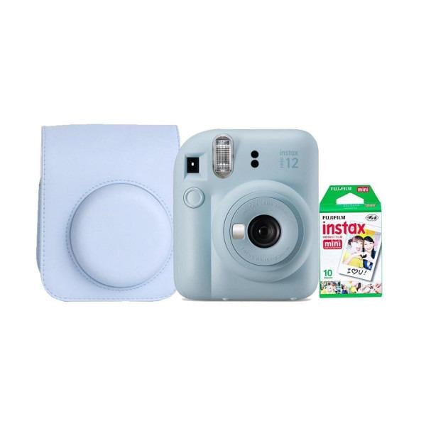 Камера моментальной печати Fujifilm Instax Mini 12 + чехол/фотопленка 10 шт. Pastel Blue (12052998) - фото 1