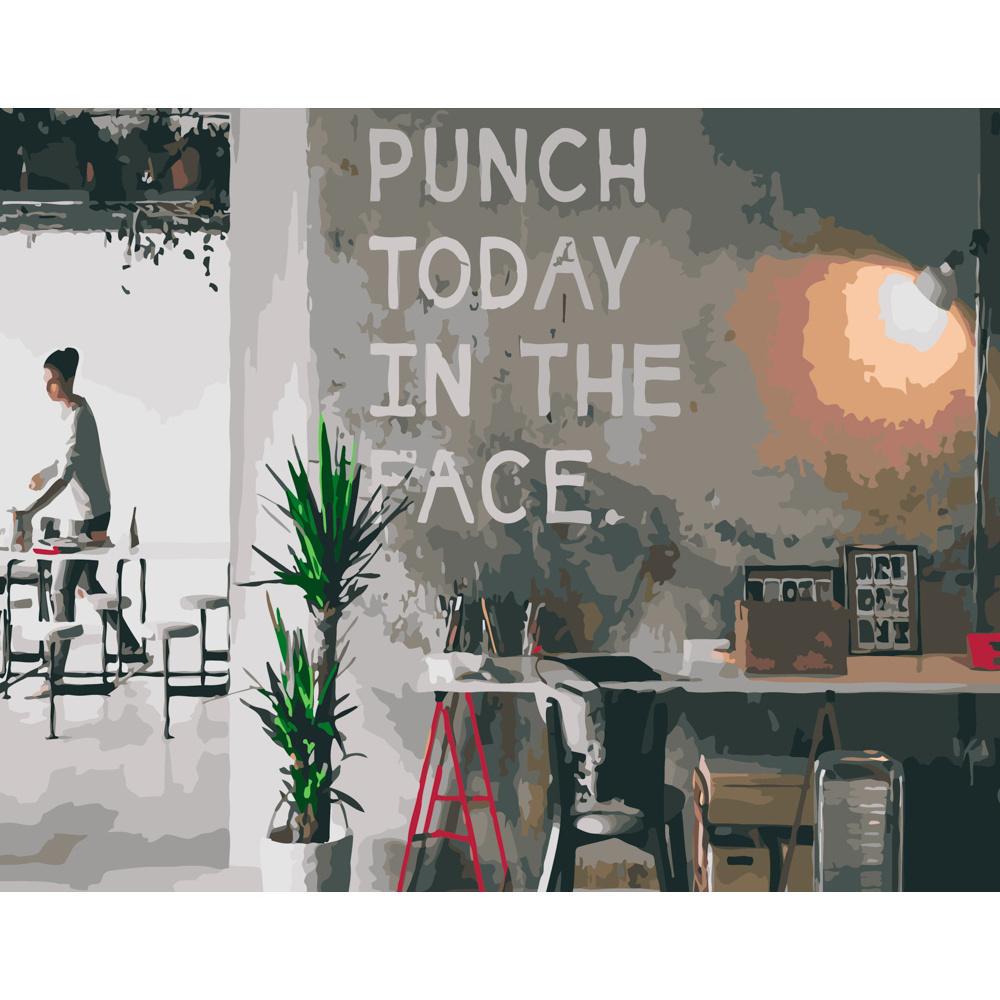 Картина за номерами Strateg Преміум Затишок та комфорт 40x50 см (GS300)