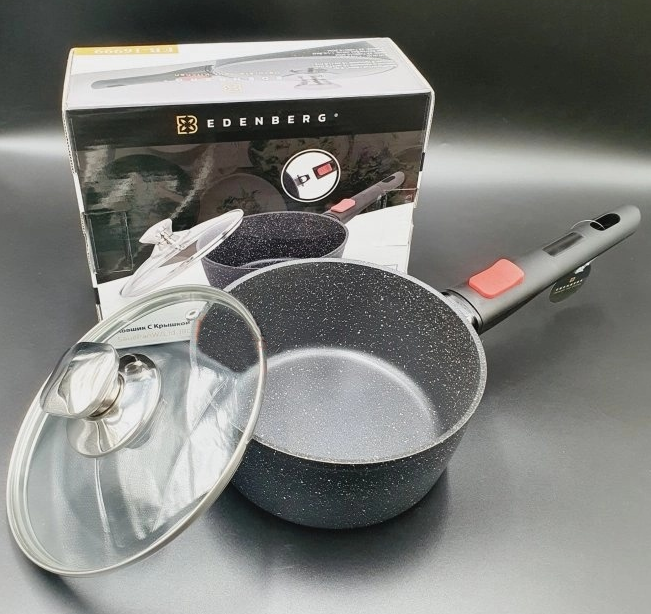 Сотейник Edenberg з гранітним покриттям знімна ручка 20 см 2,5 л (EB-17000) - фото 5