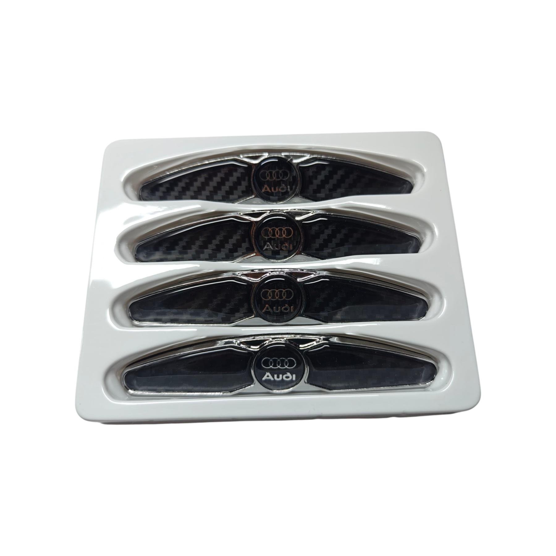 Полосы дверей противоударные Audi металлические Черный (2402095545)