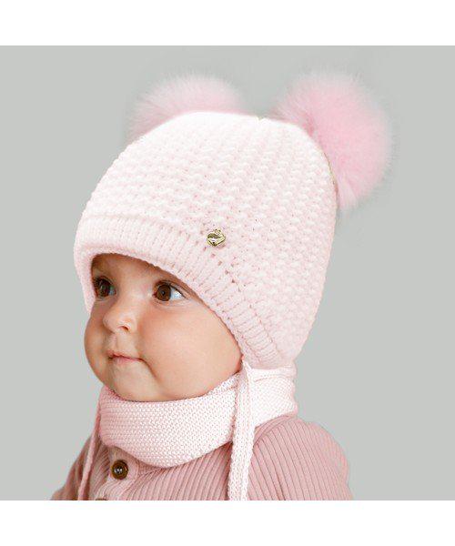 Шапка дитяча Elf Віолетт р. 44 Рожевий (OK001306)