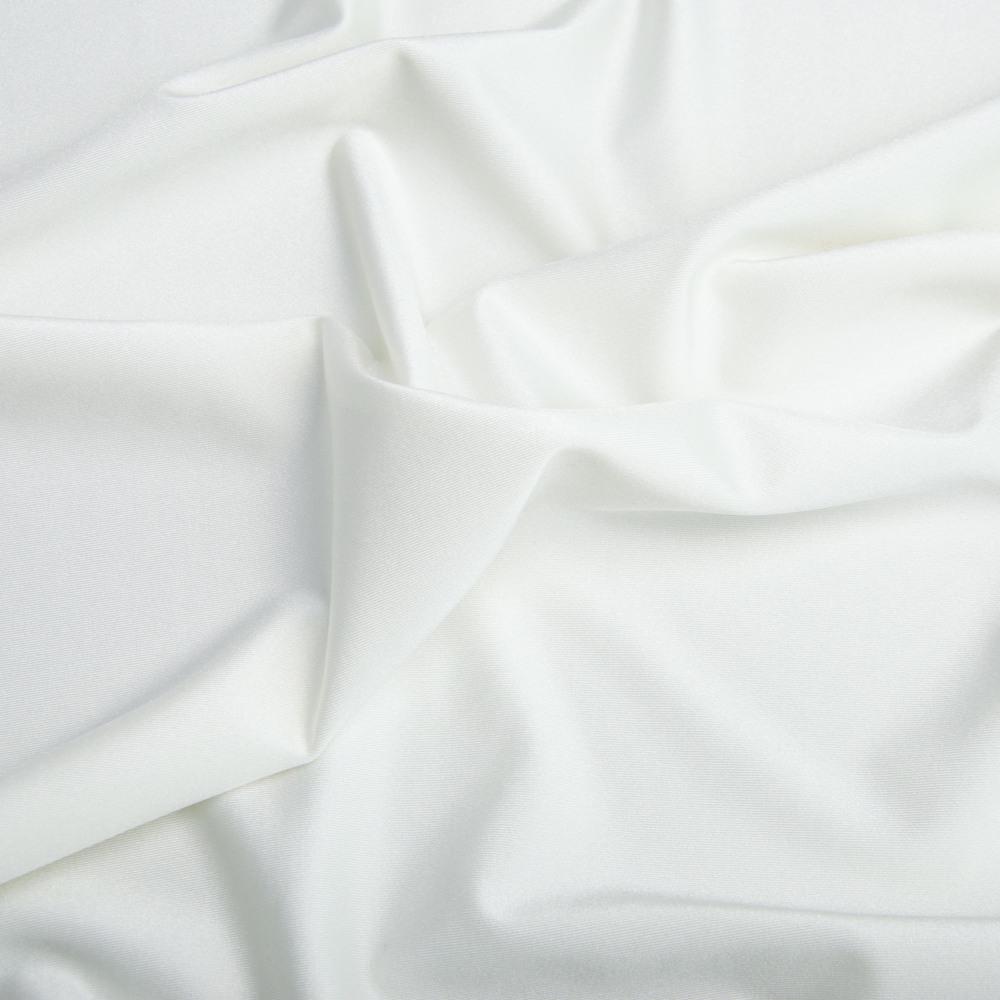 Ткань трикотаж Бифлекс блеск 217 гр/кв.м молоко