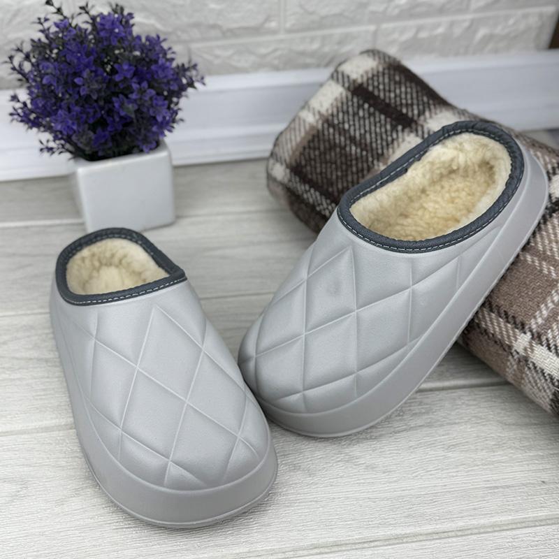 Галоші жіночі утеплені Е-006002-2 p. 36-37 23-23,5 см Сірий (112292875)