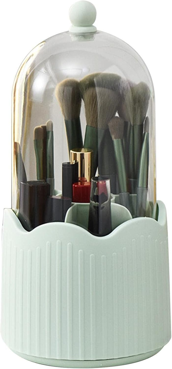 Настільний органайзер для косметичних засобів із захисною кришкою Настільний органайзер для косметичних засобів із захисною кришкою