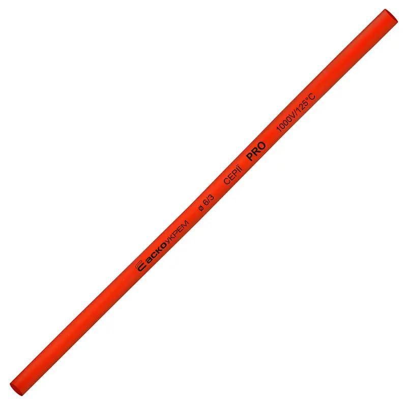 Трубка термоусаджувальна АСКО-УКРЕМ PRO Ø 6/3 мм 1 м Червоний (A0150040487) Трубка термоусаджувальна АСКО-УКРЕМ PRO Ø 6/3 мм 1 м Червоний (A0150040487)