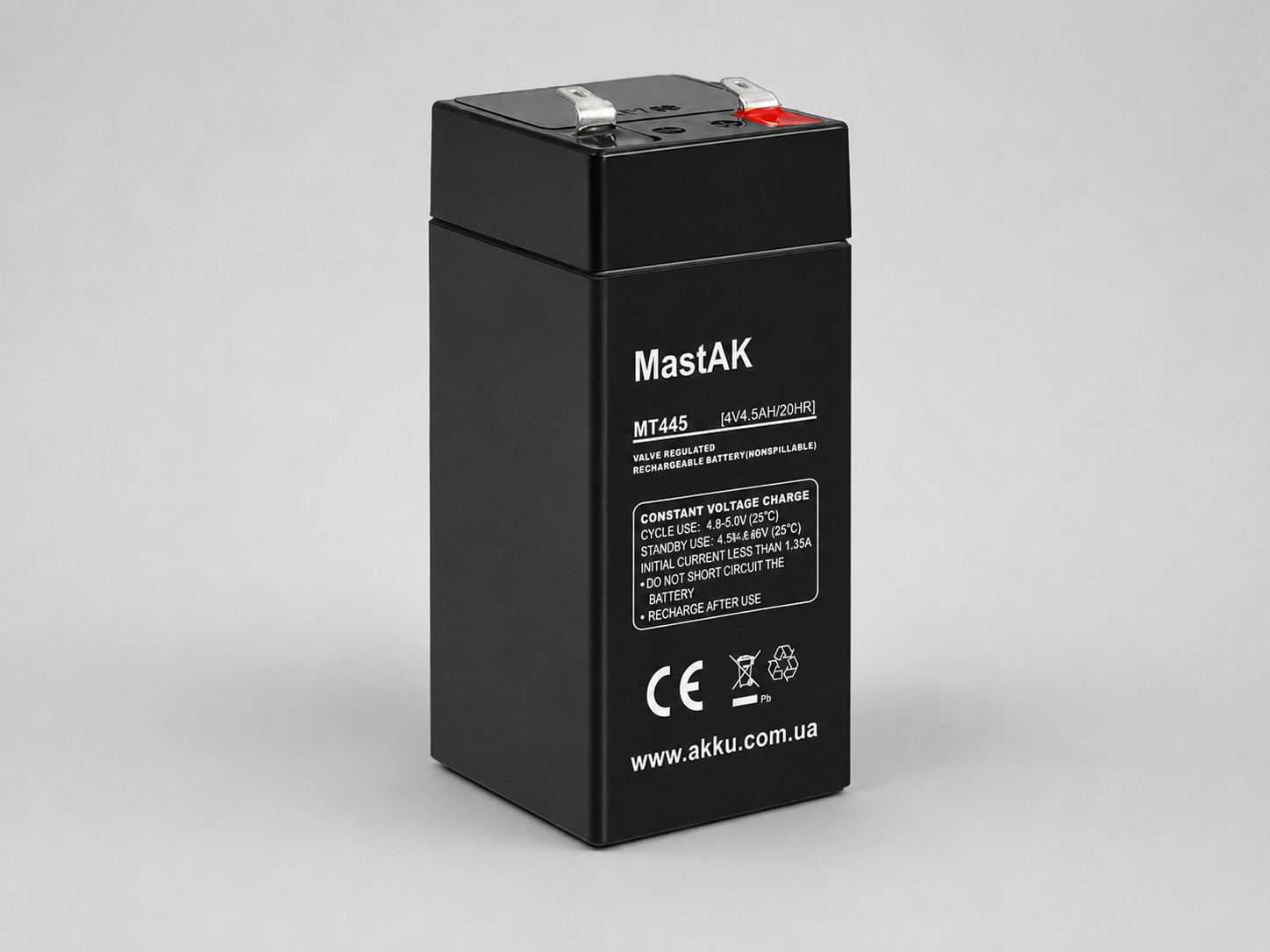 Аккумулятор мульти-гелевый MastAK MT445 4V 4,5 Ah (185017)