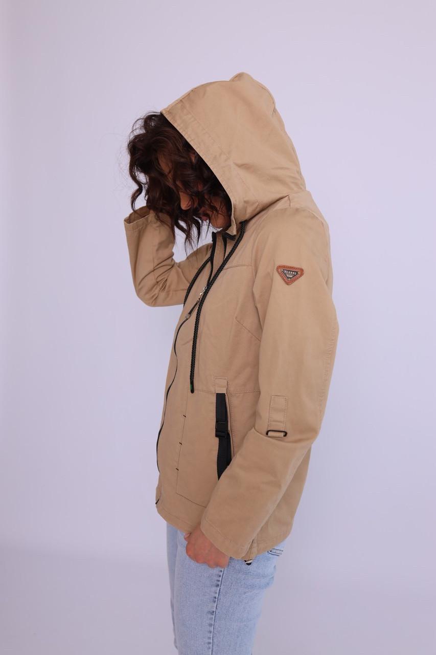 Женская летняя куртка 6XL Капучино - фото 3