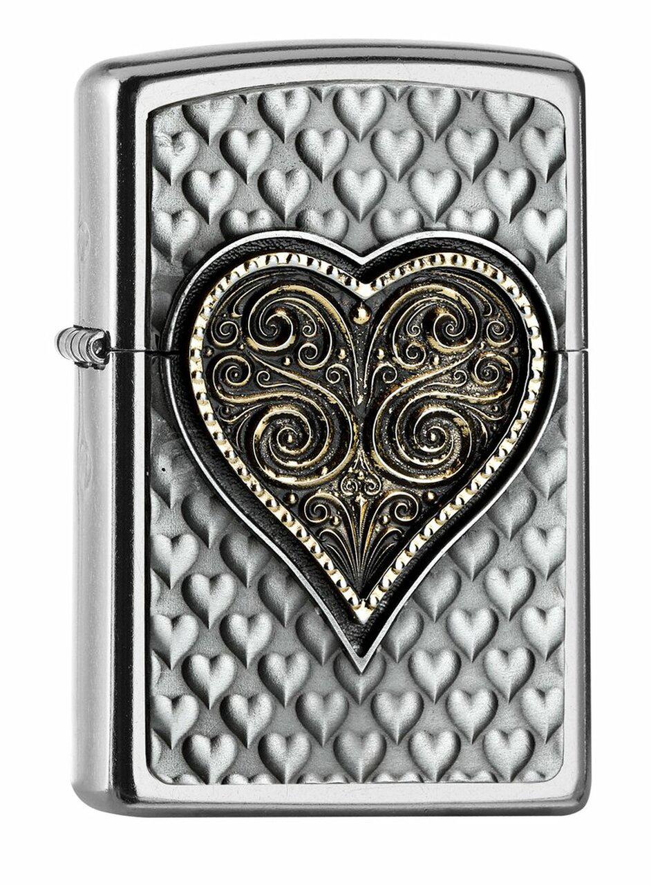 Зажигалка Zippo Heart Emblem 3D (25542)