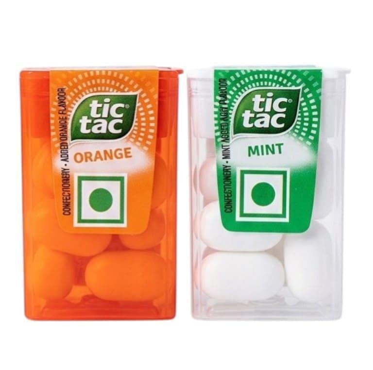 Драже Tic Tac Mint and Orange 2 шт. x 3.4 г