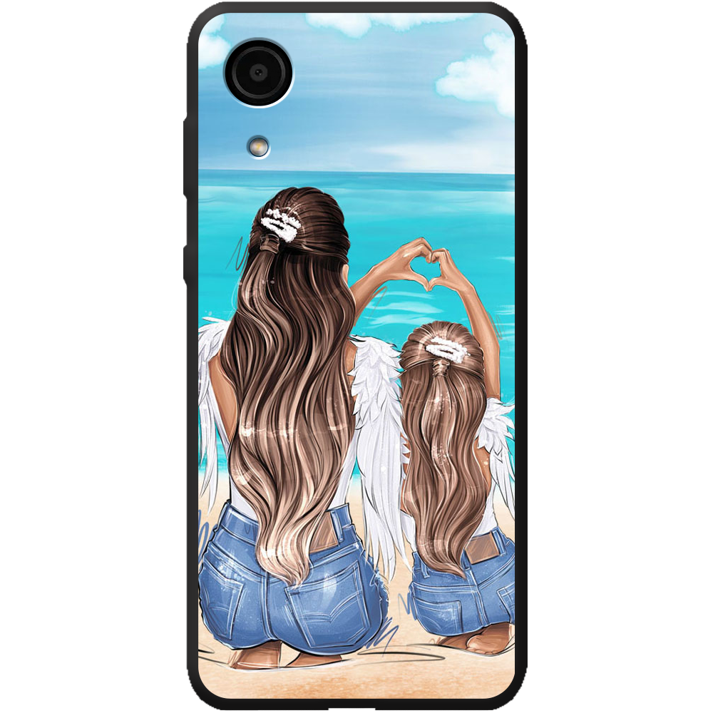 Чехол BoxFace Samsung Galaxy A03 Core (A032) Family Vacation Черный силикон (43939-up2380-44058)