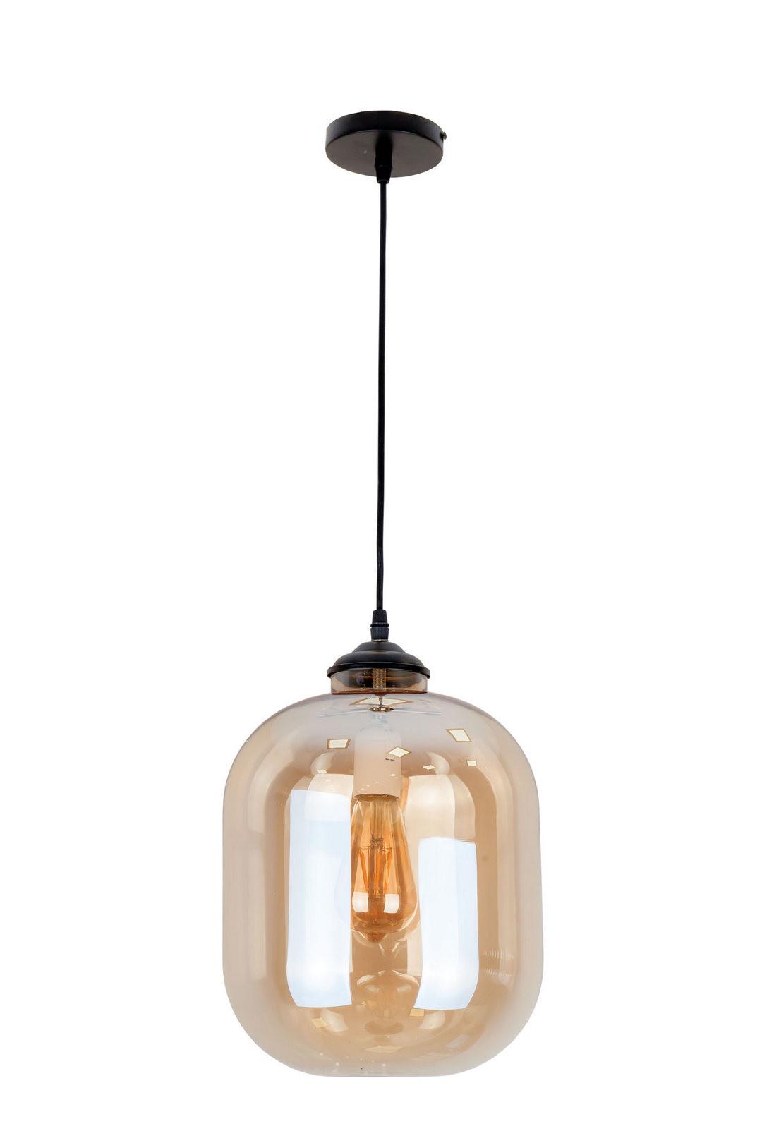 Підвісна люстра Амбе Бурштиновий (140553c20589)