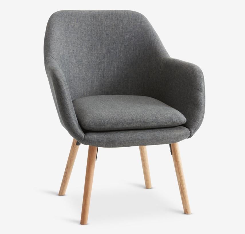 Кресло ткань/дуб Серый (dda79497)