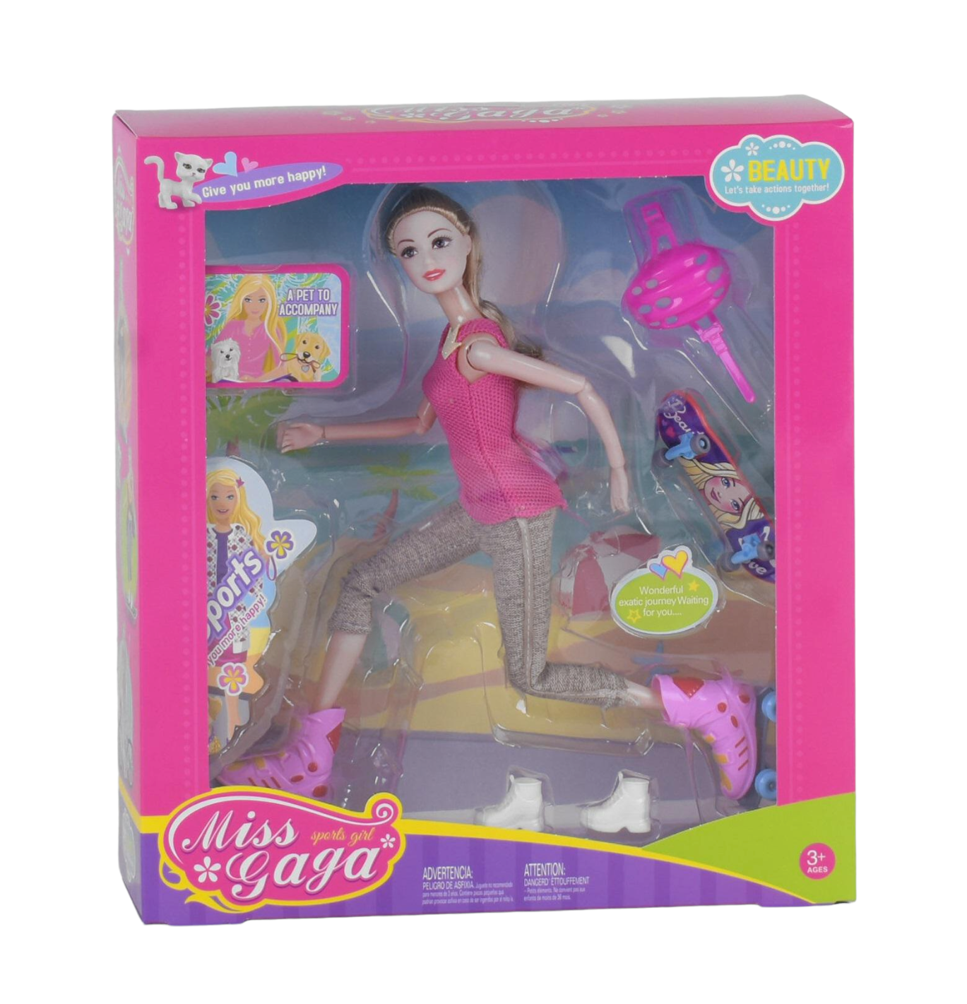 Кукла Miss Gaga спортсменка с аксессуарами (51802)