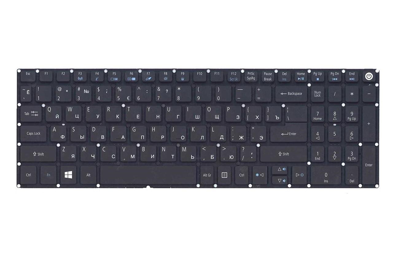 Клавиатура для ноутбука Acer TravelMate 2510-MG с подсветкой клавиш матовая (NK.I1517.007)