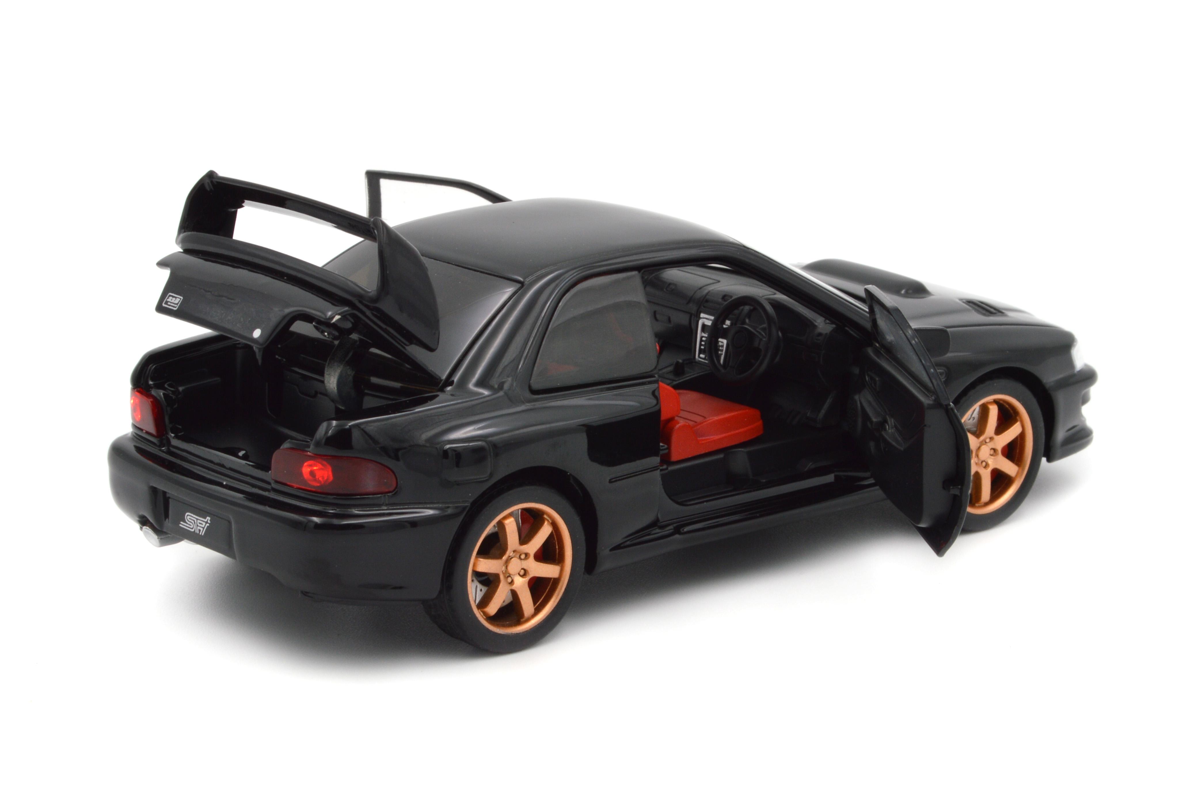 Іграшкова машинка металева Subaru Impreza WRX STI 1:32 світло/звук/інерція/відкриваються двері (30718B) - фото 5