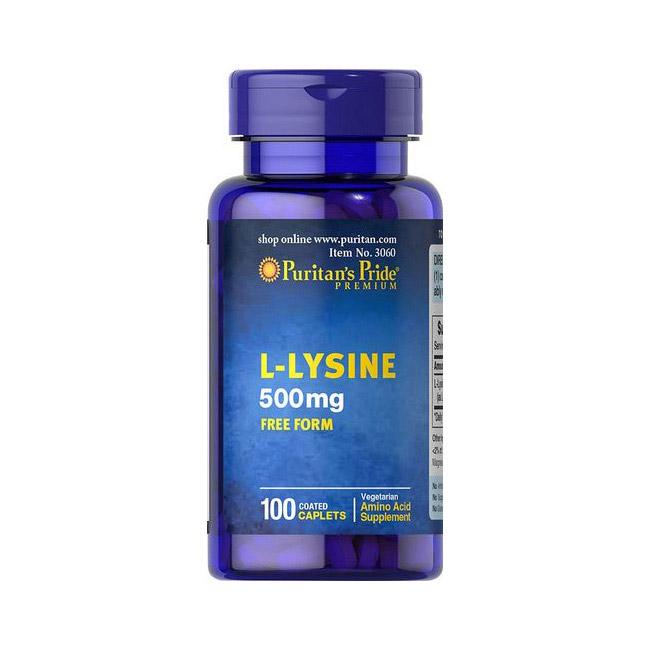 Аминокислота L-Lysine 500 mg 100 Caplets