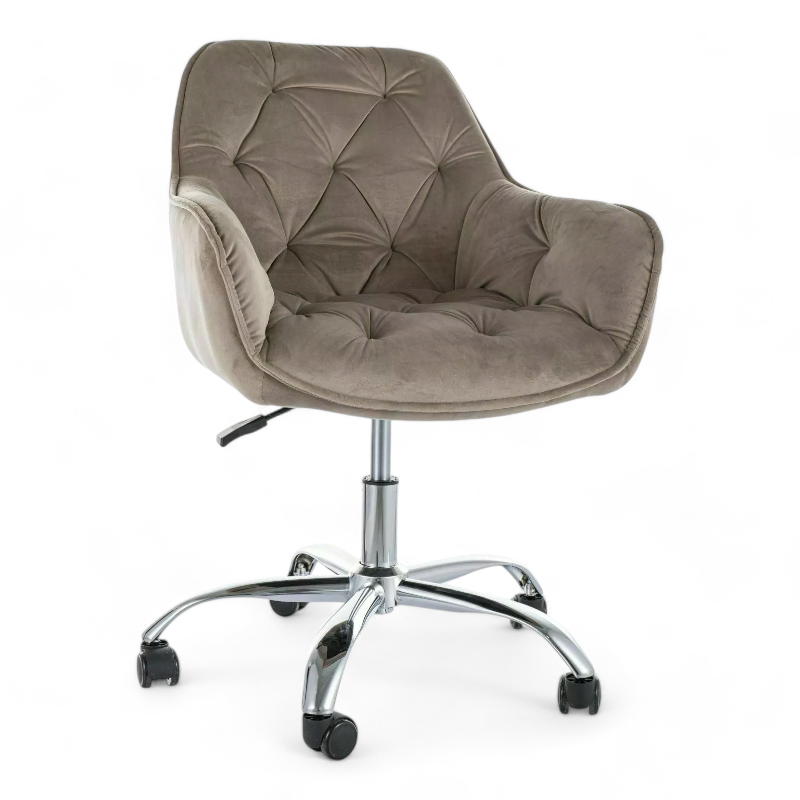 Кресло компьютерное Signal Q-190 VELVET BLUVEL 40 Темно-бежевый (OBRQ190VCBE)